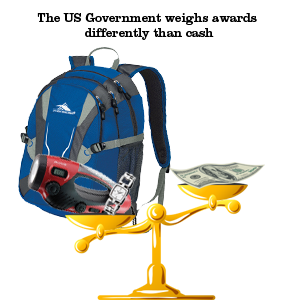 Employee Awards are Weighed Differently