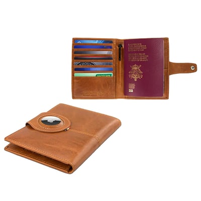 Garzini AirTag Passport Holder employee gifting idea