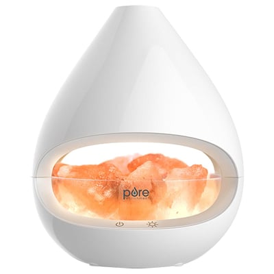 Pure Enrichment Himalayan Salt Rock & Lamp Diffuser employee gift