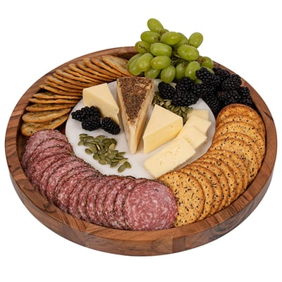 Toscana Serving Platter with Marble Cheeseboard corporate gift